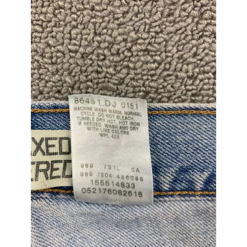 Levi's Wedgie Shorts Women 12L Light Wash High‎ Rise Button Fly DIY Cutoff